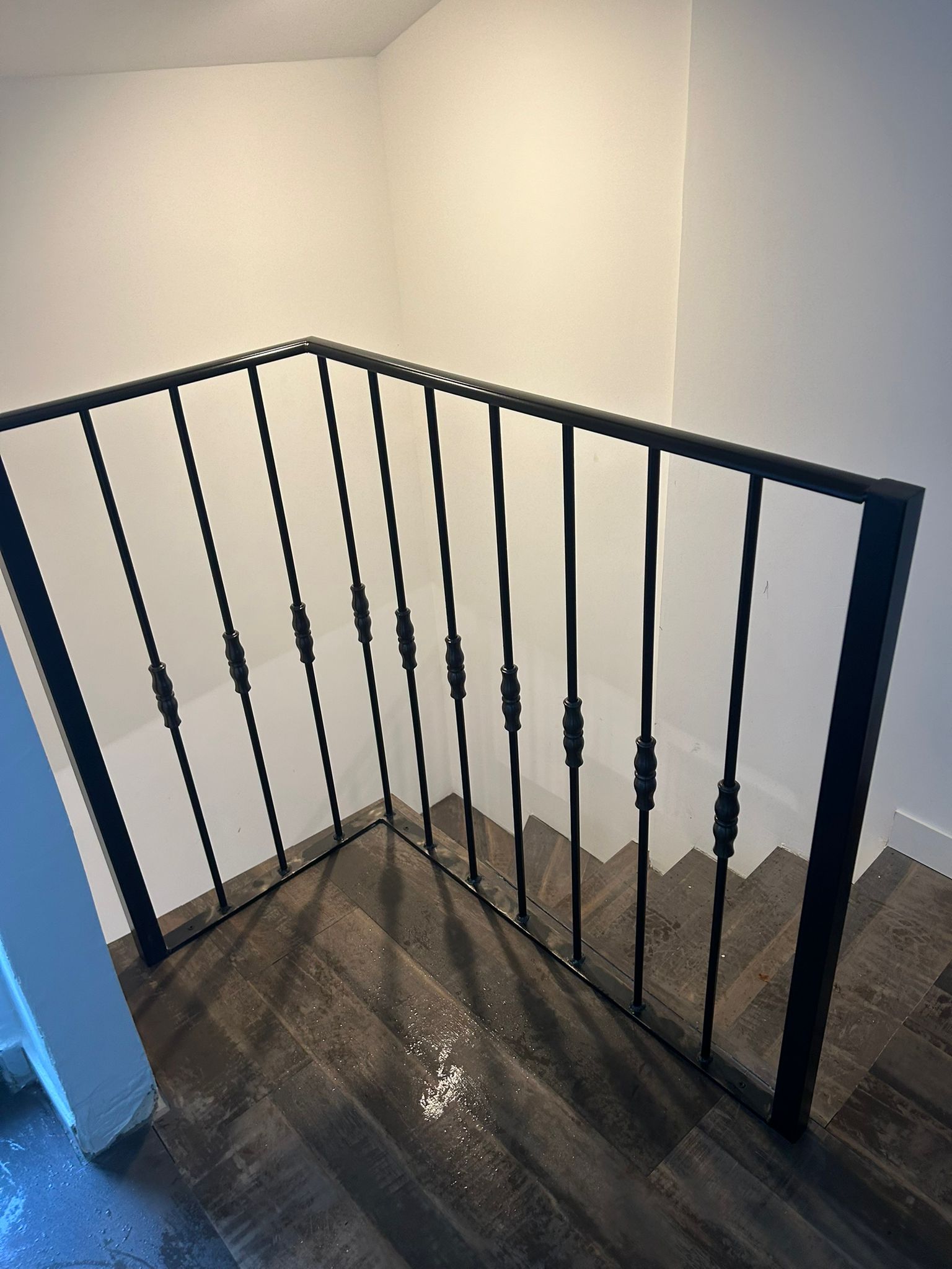 Rampe d'escalier, finition mate
